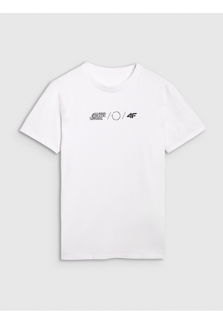 Tricou barbati bumbac 100% - alb