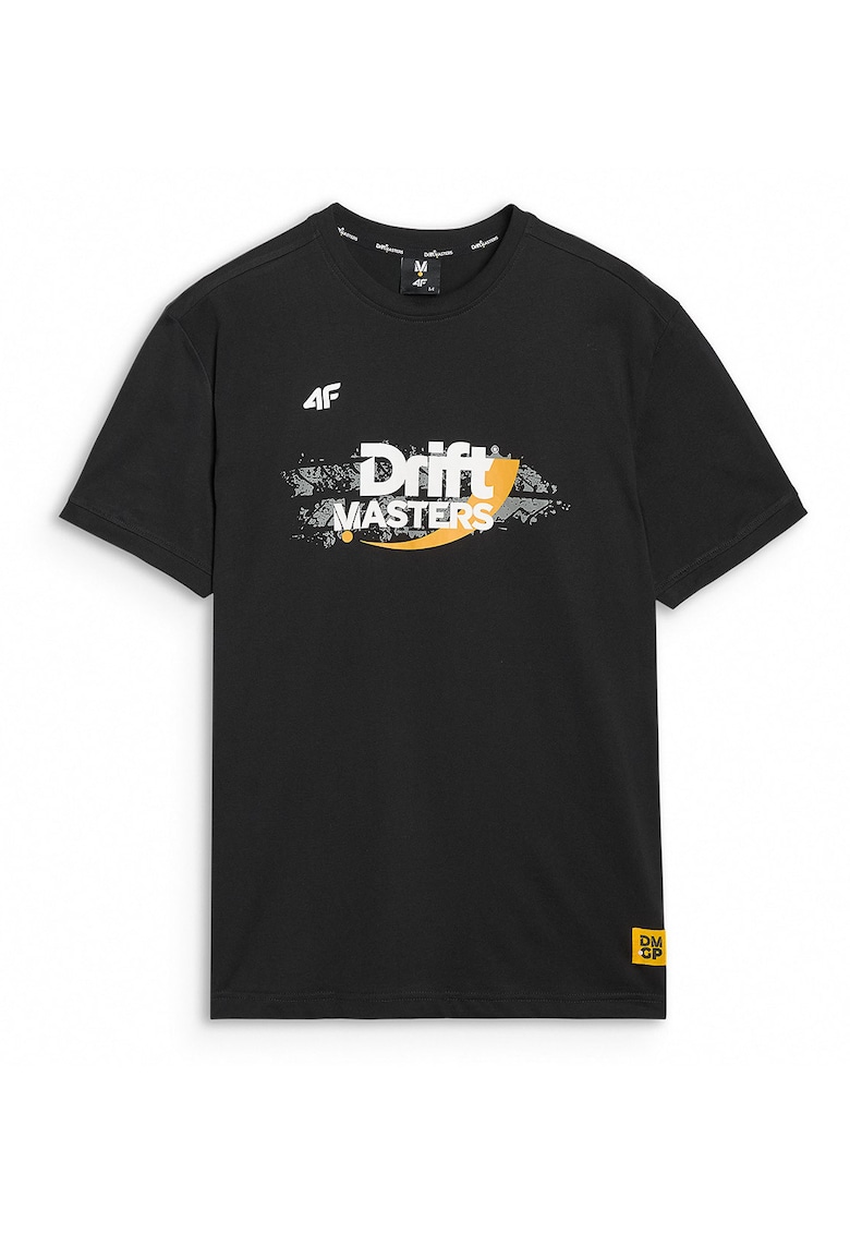 Tricou Unisex Drift Masters - Bumbac - Drift - Negru