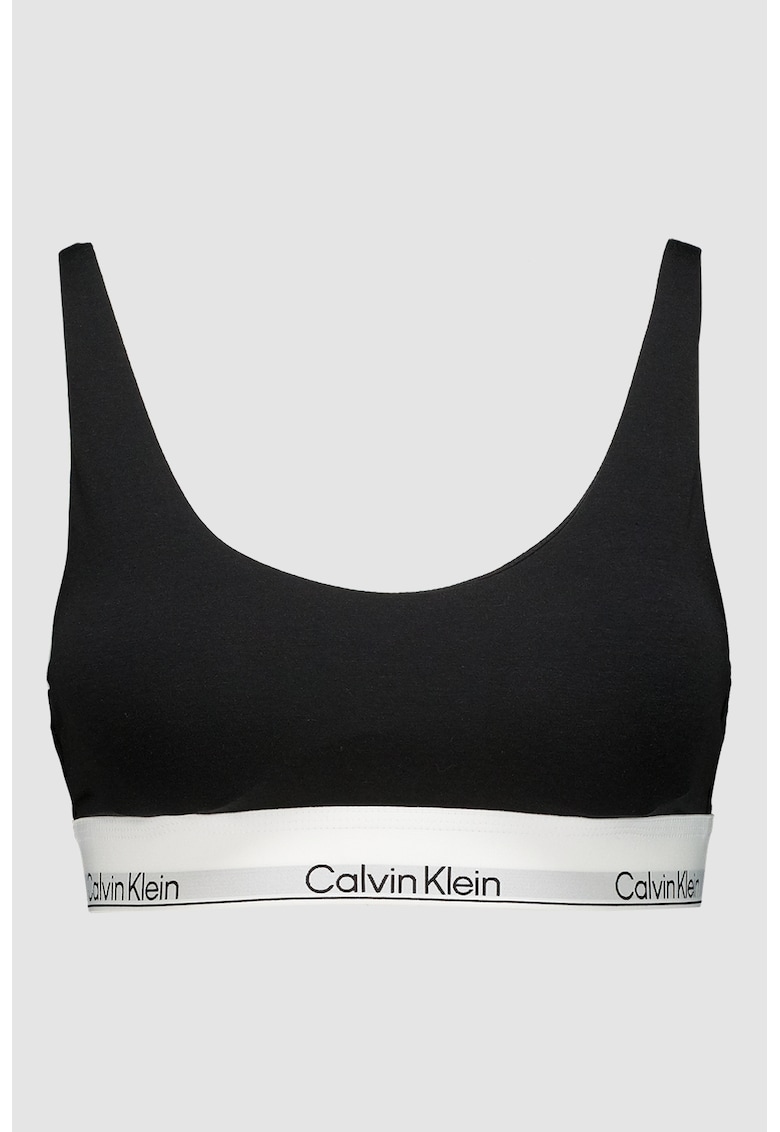 Sutien din amestec de bumbac si modal cu banda logo