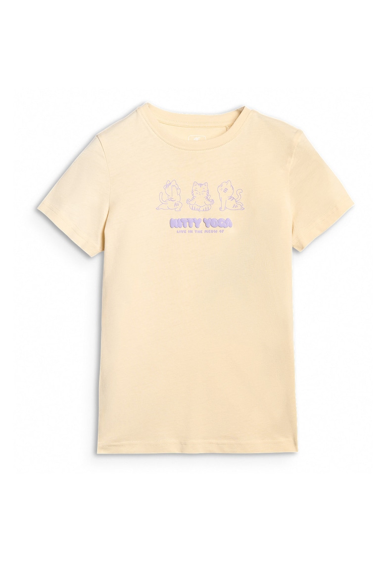 Tricou Fete Bumbac Imprimeu - Junior - 37945