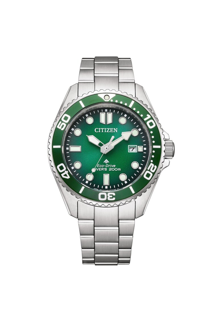 Ceas barbatesc BN0269-50W Eco-Drive Diver - verde - 44x12mm - bratara inox - rezistent la apa 200m