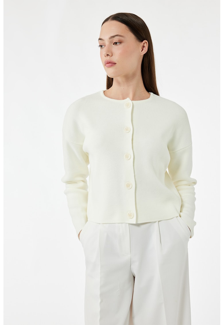 Cardigan lejer cu nasturi