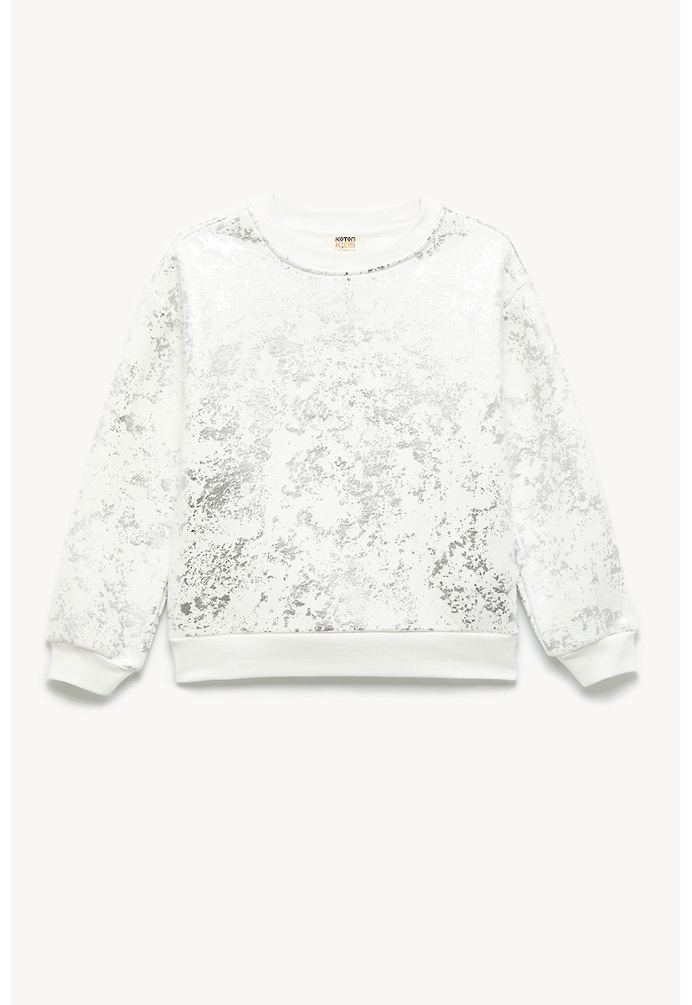 Bluza de trening cu imprimeu abstract