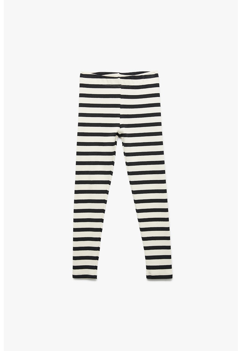 Colanti cu talie inalta si dungi