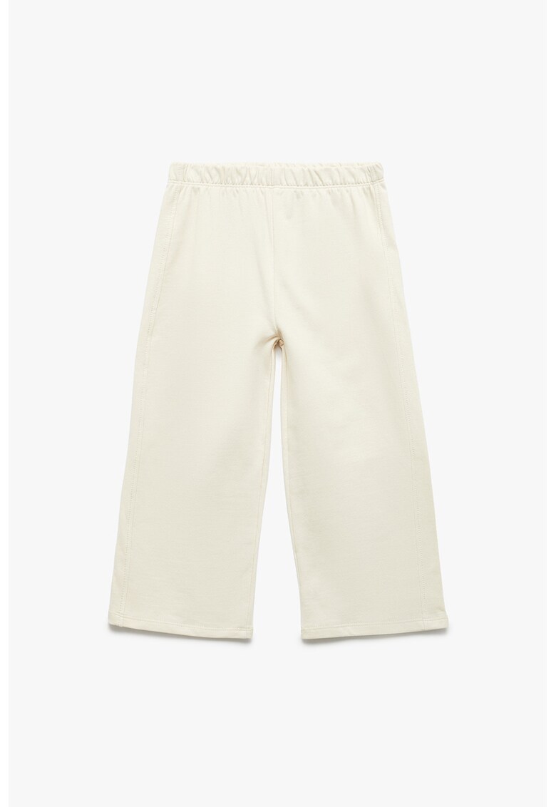 Pantaloni de trening cu croiala ampla - Alb