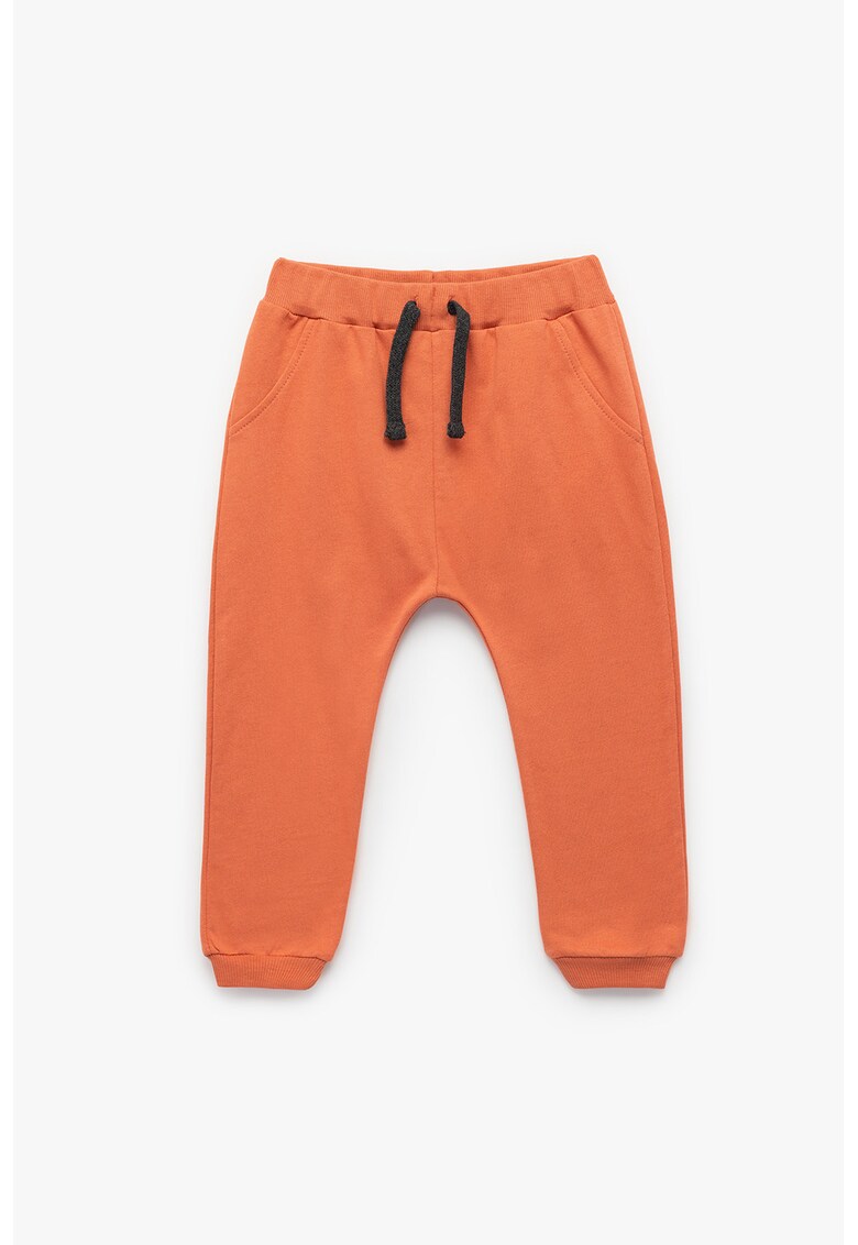 Pantaloni de trening din bumbac cu snur