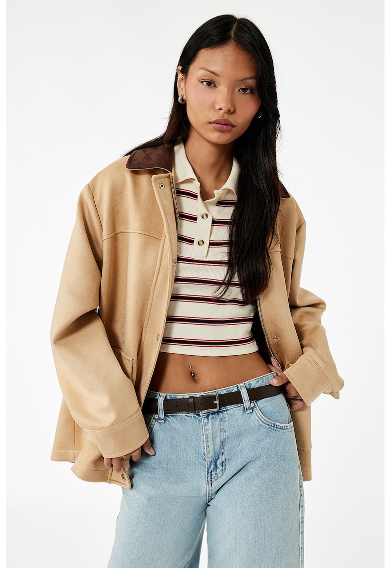 Jacheta uni cu buzunare laterale