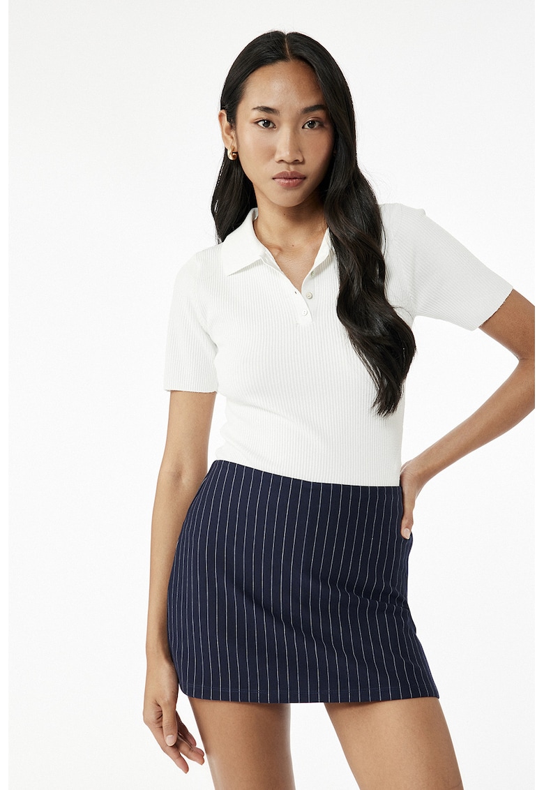 Pulover polo slim fit