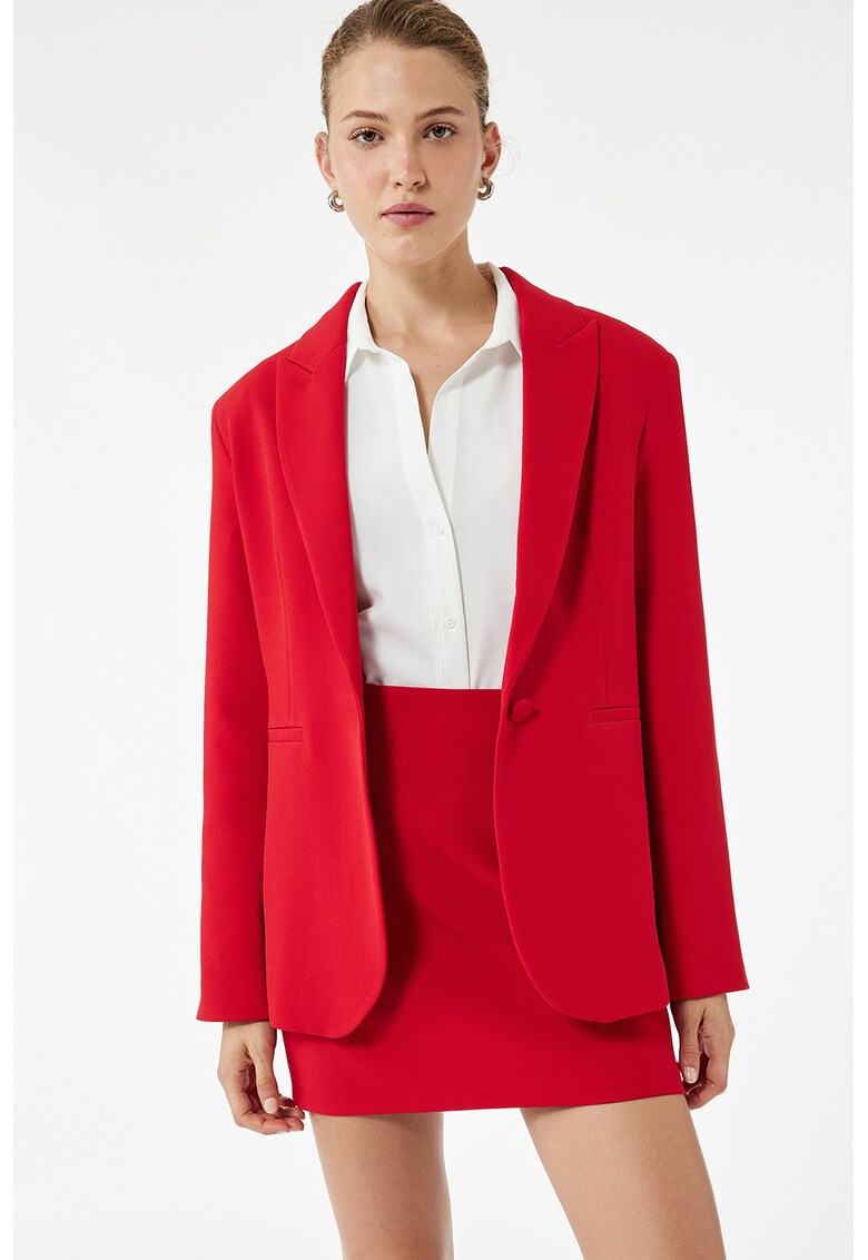 Sacou cu buzunare cu refilet