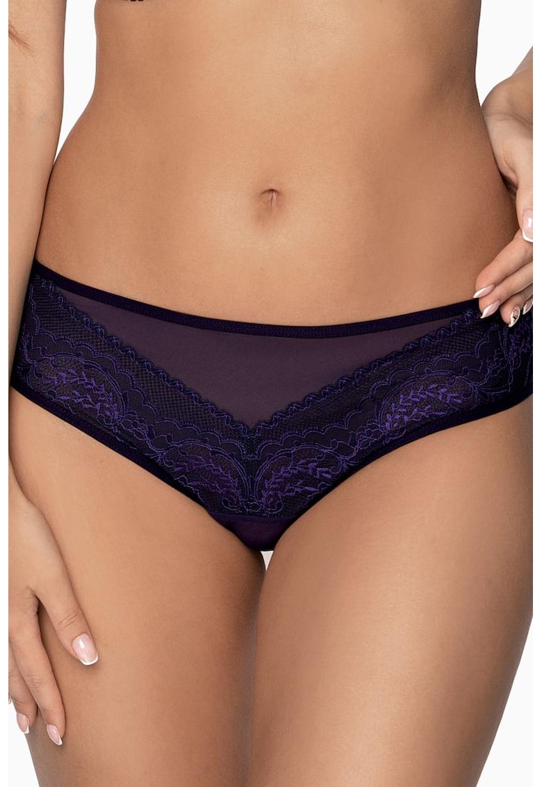 Chiloti brazilieni cu insertii cu dantela Asteria