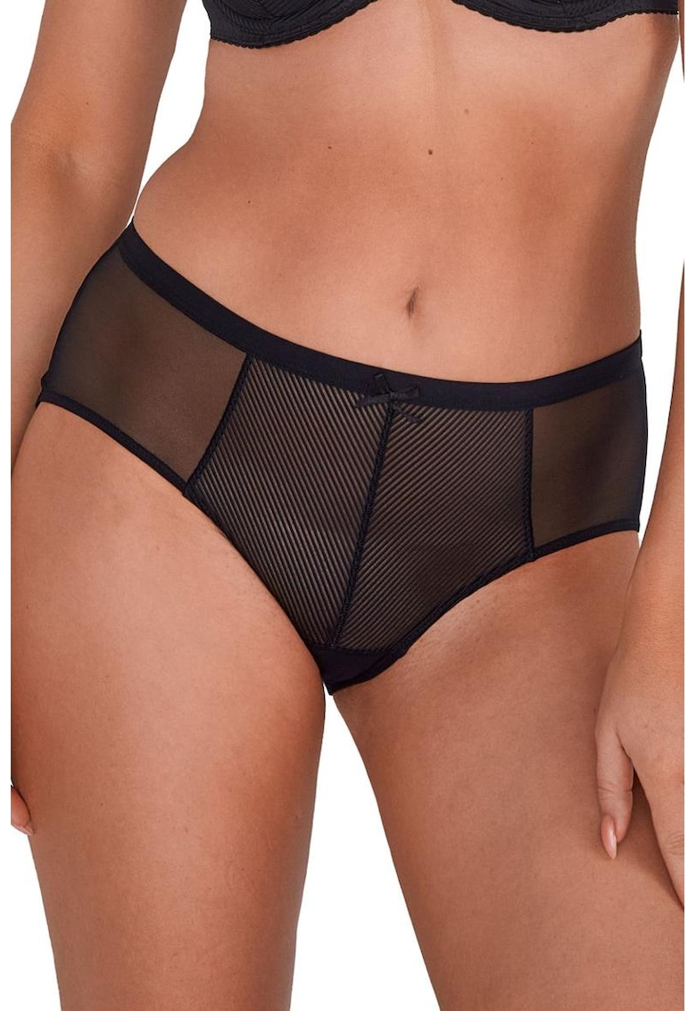 Chiloti hipster cu segment de plasa Sonia