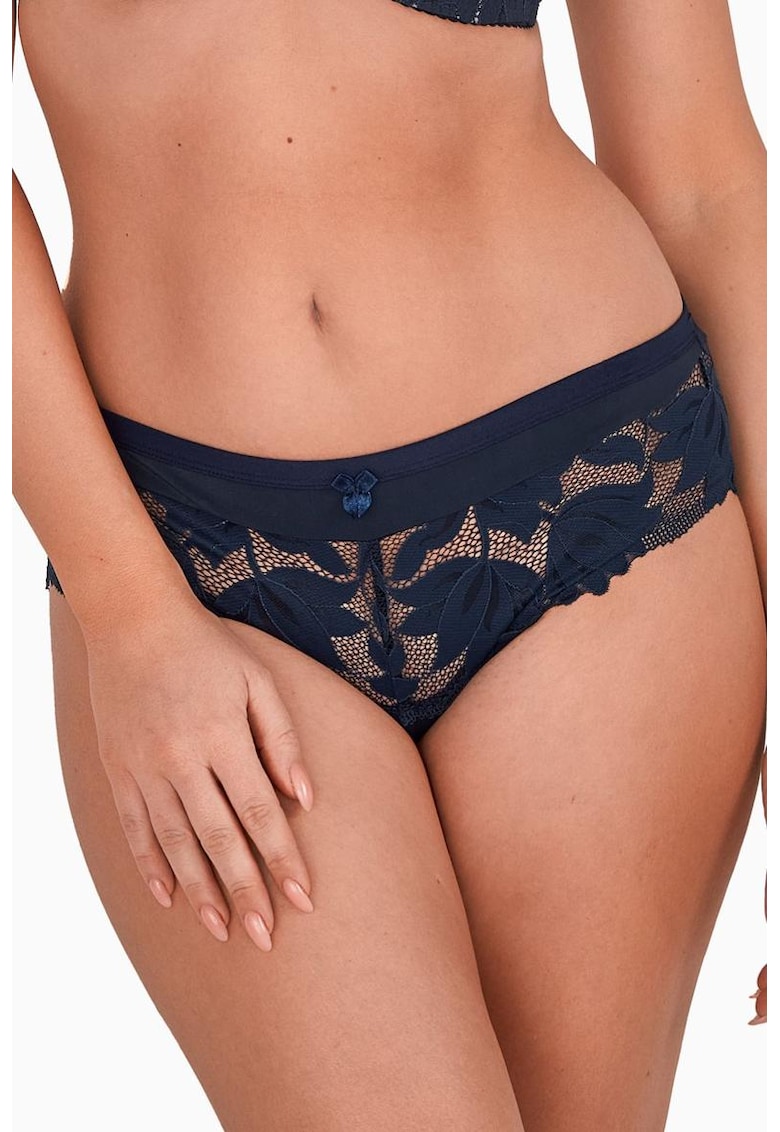 Chiloti hipster cu garnituri de dantela