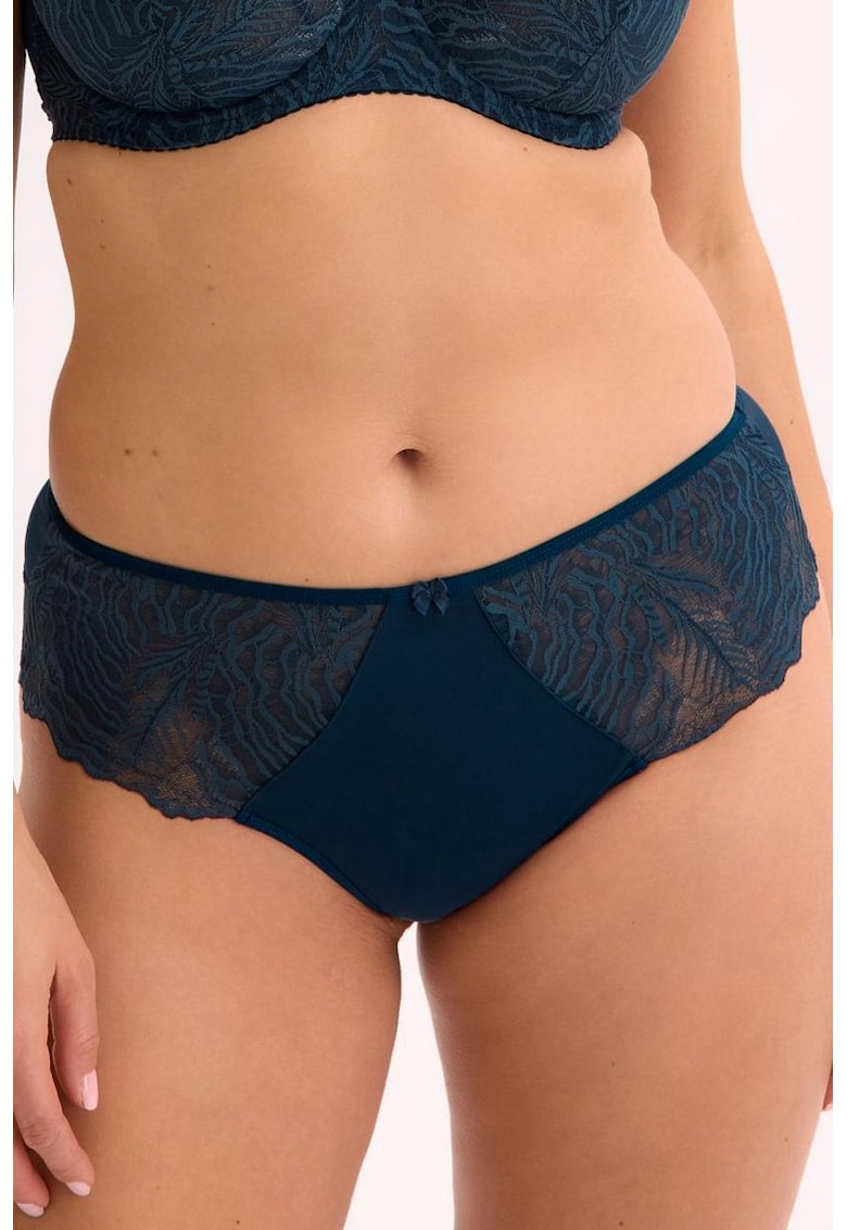 Chiloti hipster brazilian cu segmente din dantela Jessia