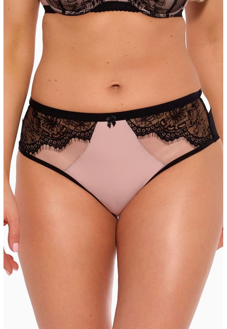 Chiloti hipster-brazilian cu segmente de dantela Frida