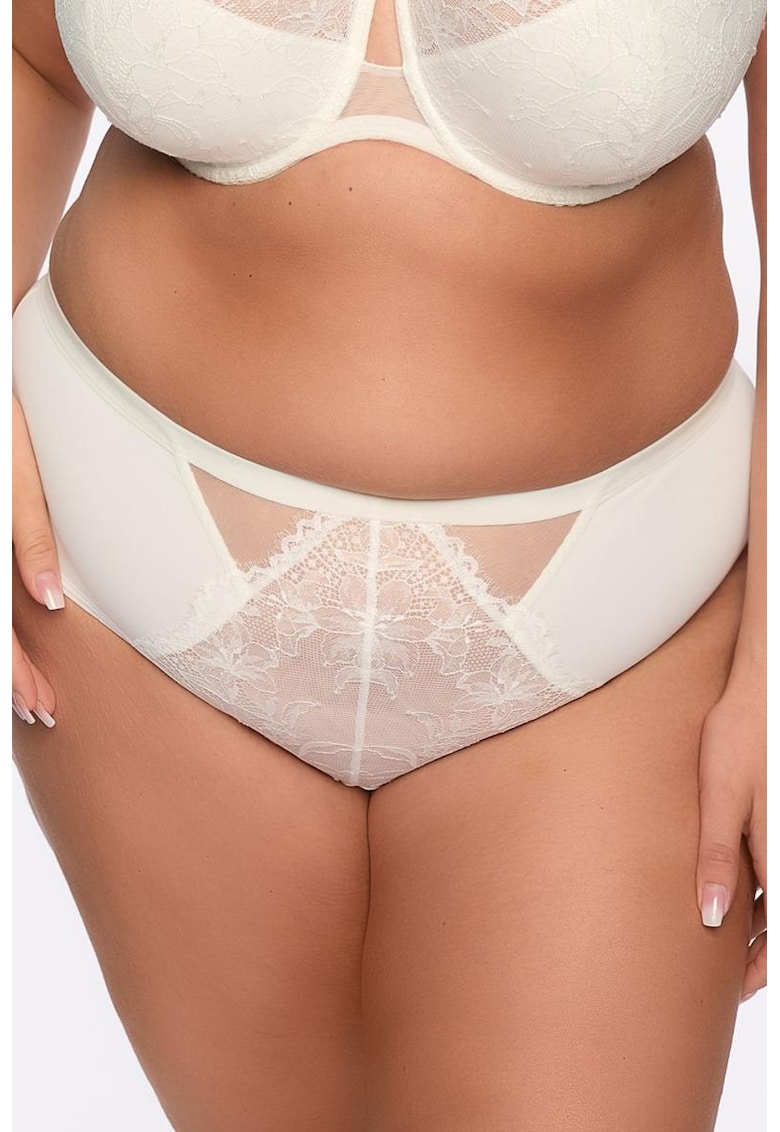 Chiloti cu detalii din plasa si dantela Laila Chiloti cu detalii din plasa si dantela Laila