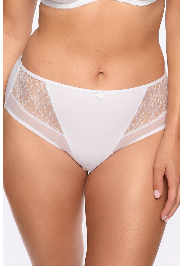 Chiloti hipster cu insertii de dantela Sabina