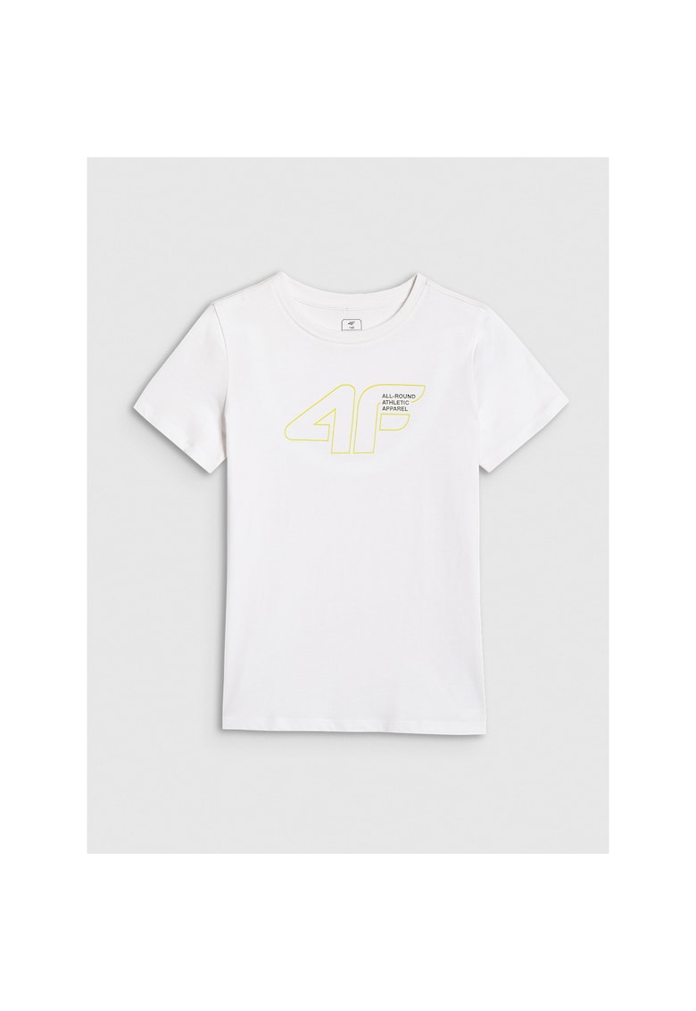 Tricou Junior Bumbac 100% Sportstyle - 48694 - Alb