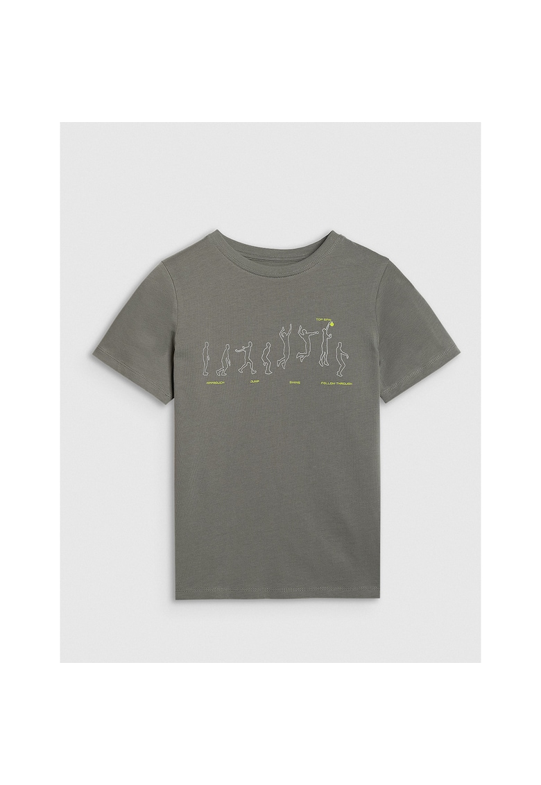 Tricou Bumbac - 39754 - Gri antracit