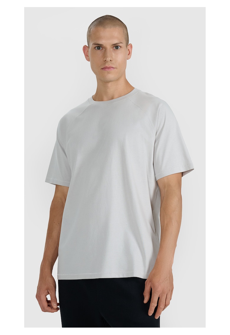 Tricou Oversize - gri deschis - bumbac