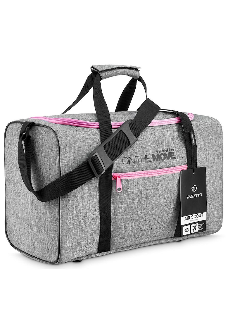 Geanta de voiaj  pentru avion - pentru sala de sport - gri 40x20x25 ZG19