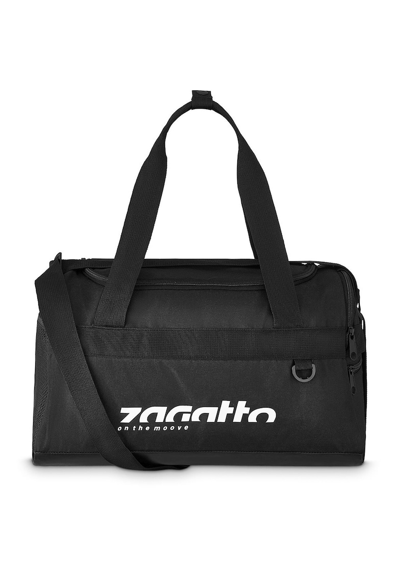 Geantă de voiaj  40x20x25 cm - neagră - 20L - atașabilă la troler