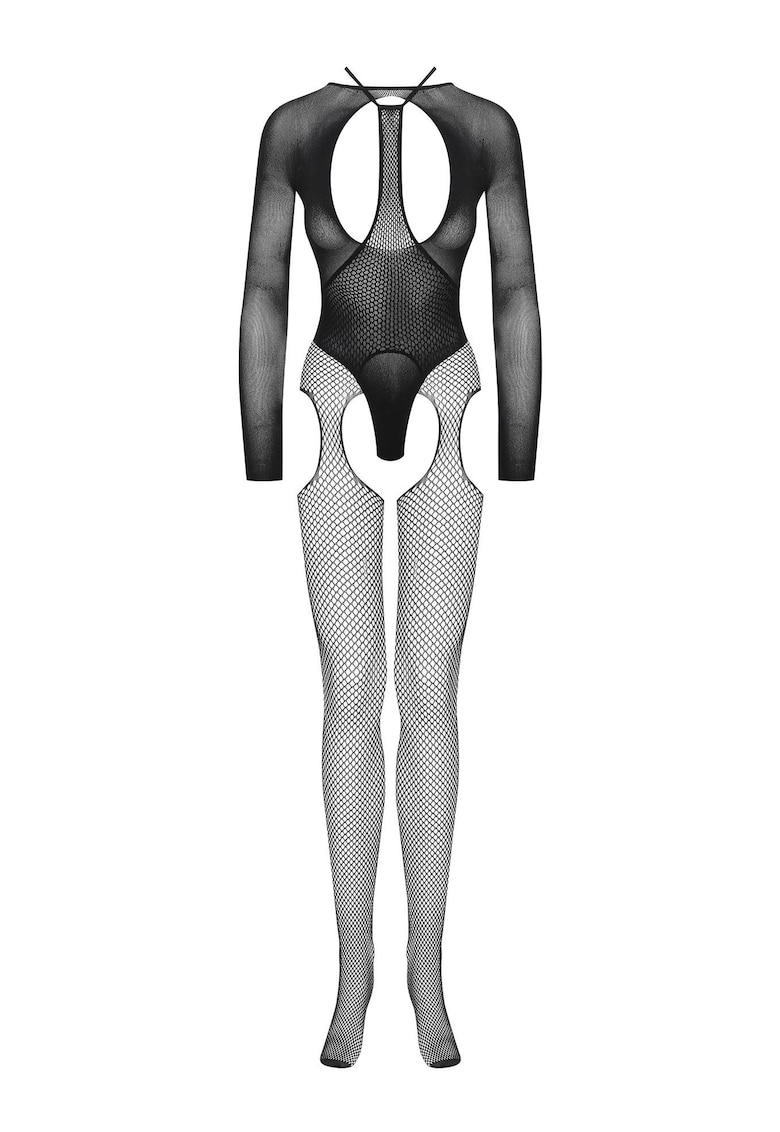 Lenjerie erotica tip bodystocking Negru Seduce Sensual ONE