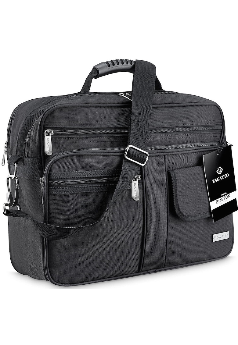 Geanta barbat umar - Neagra - Messenger - Servieta documete - ZG141