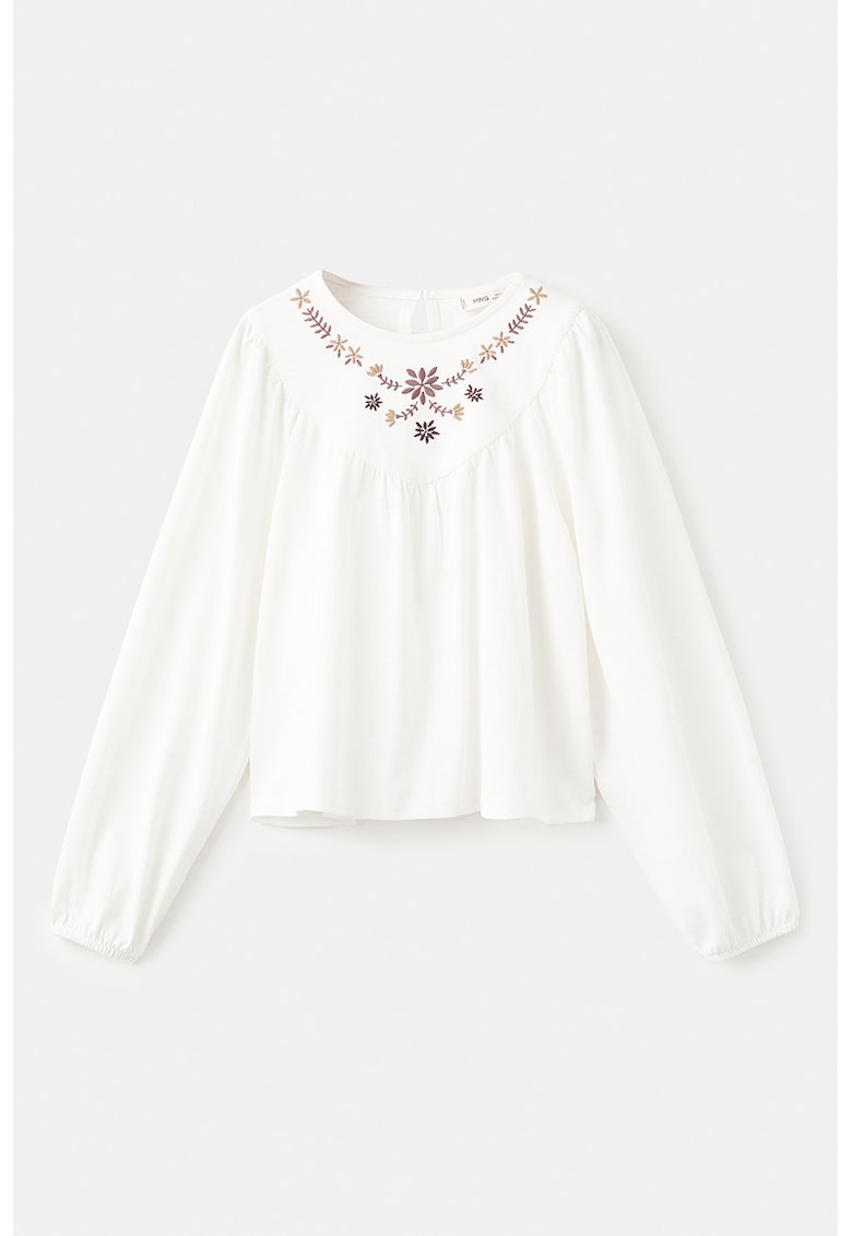 Bluza lejera cu broderie