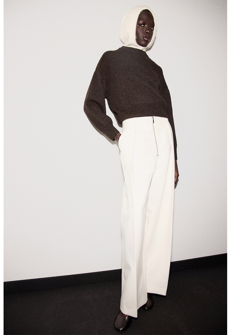 Pulover supradimensionat din amestec de lana