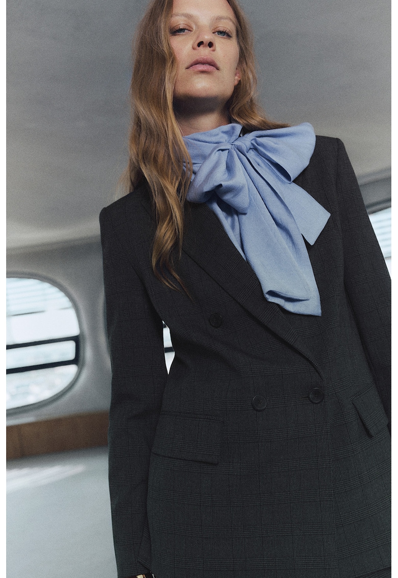 Sacou in carouri cu doua randuri de nasturi