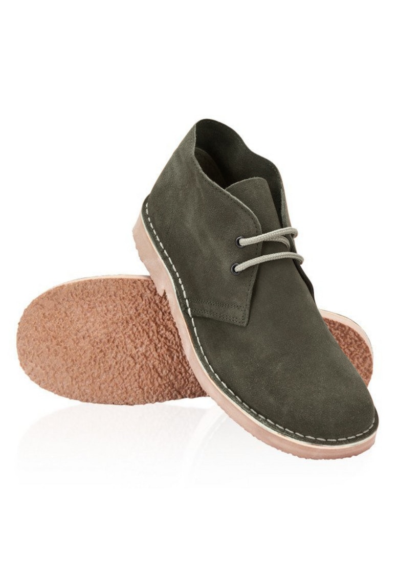 Solier Ghete Chukka piele - Kaki