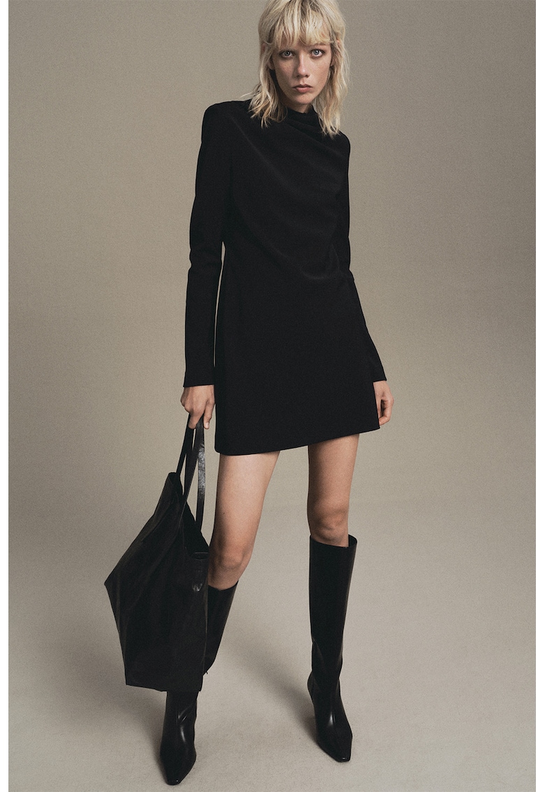 Rochie scurta cu fronseu