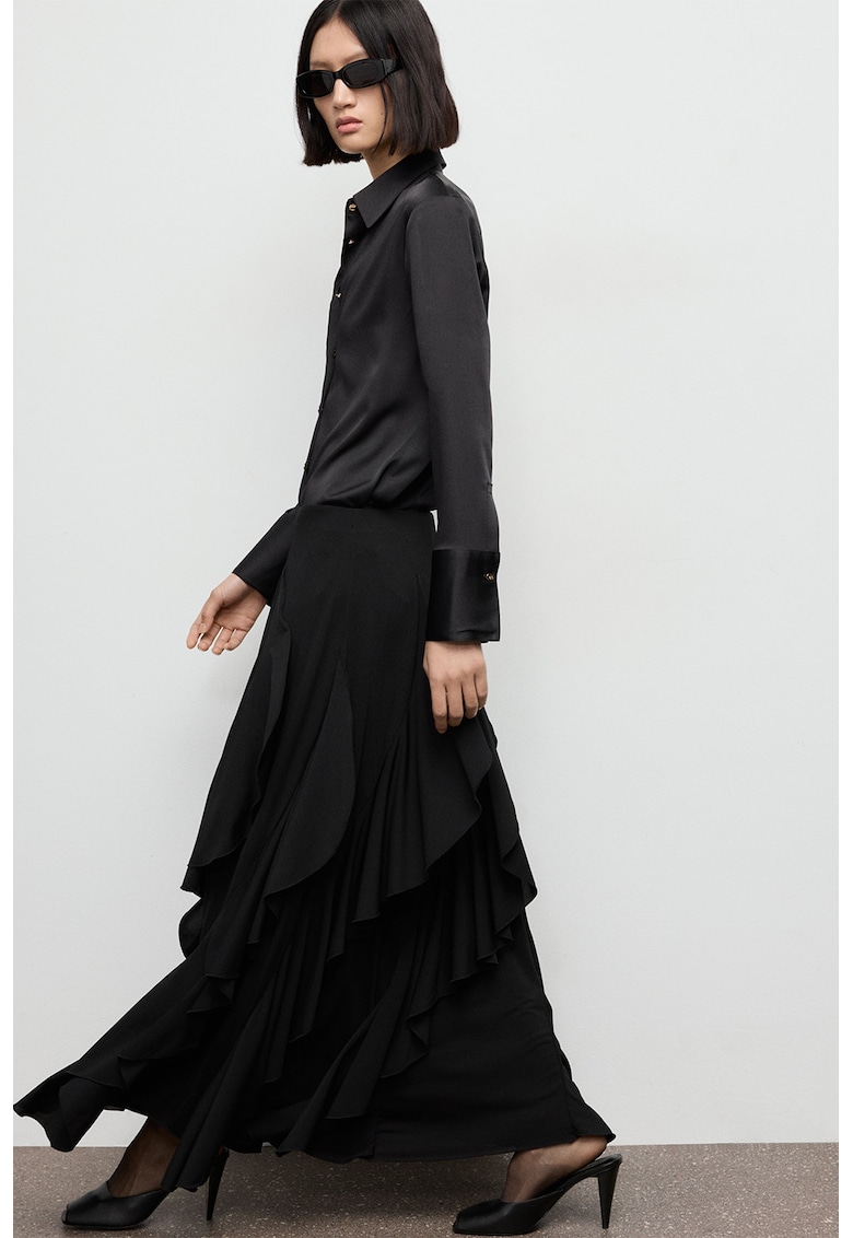 Camasa vaporoasa din satin