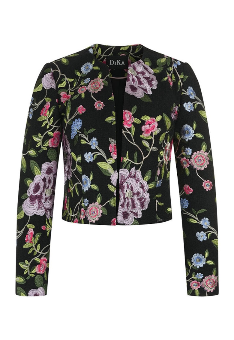 Sacou cu broderie florala