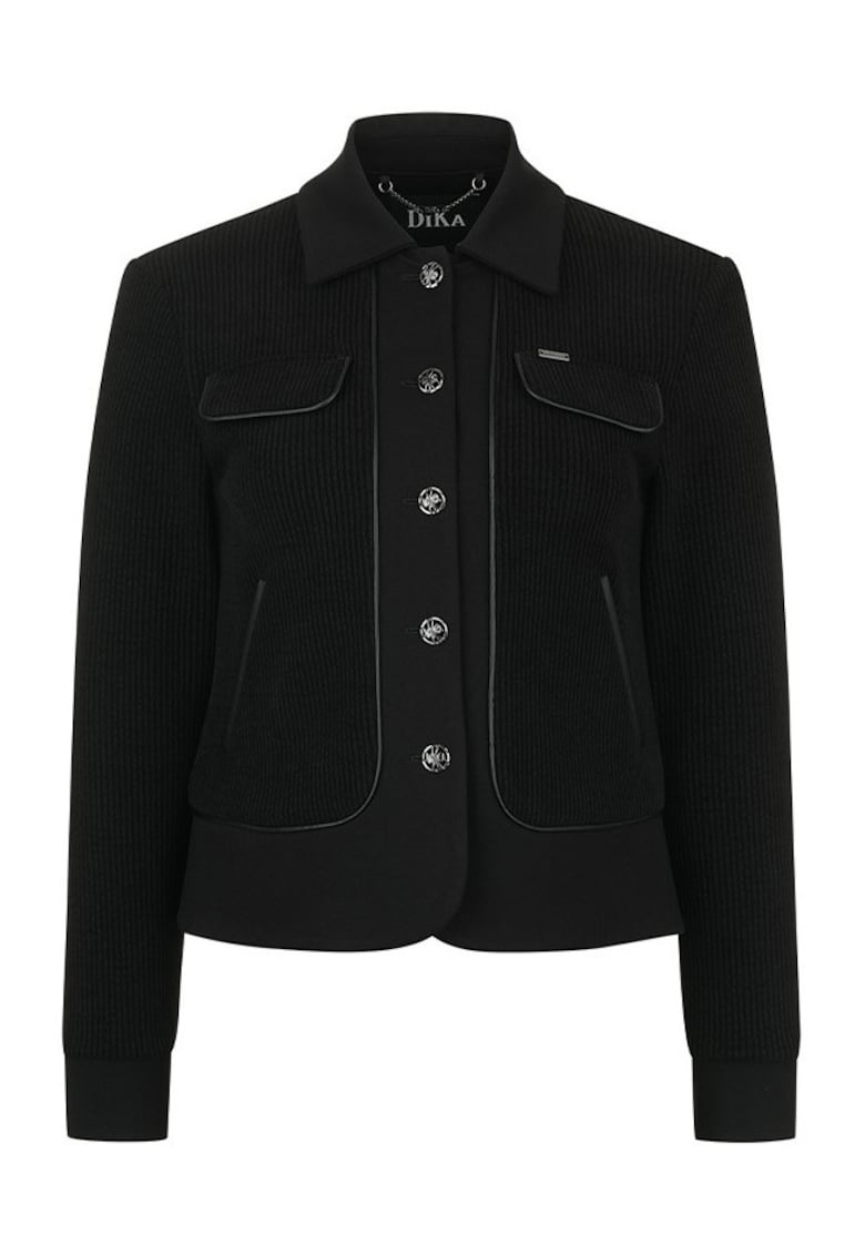 Sacou tip jacheta cu guler ascutit