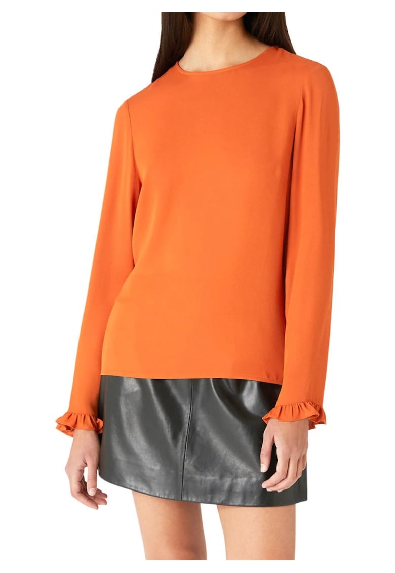 Bluza cu garnituri cu volane Hawaiian Sunset - Bluza cu garnituri cu volane Hawaiian Sunset -