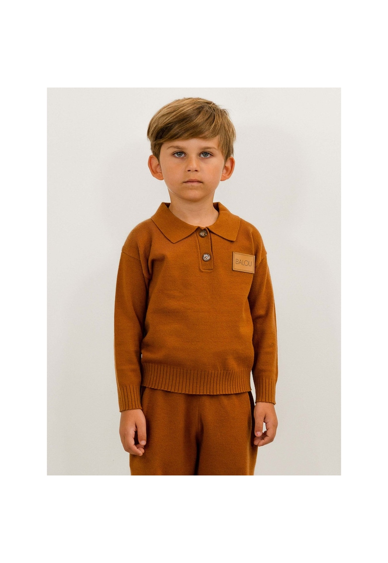 Pulover polo cu logo