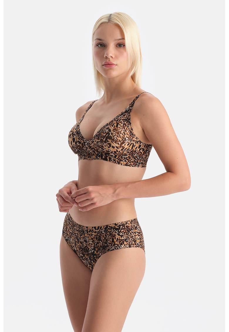 Chiloti hipster cu model animal print