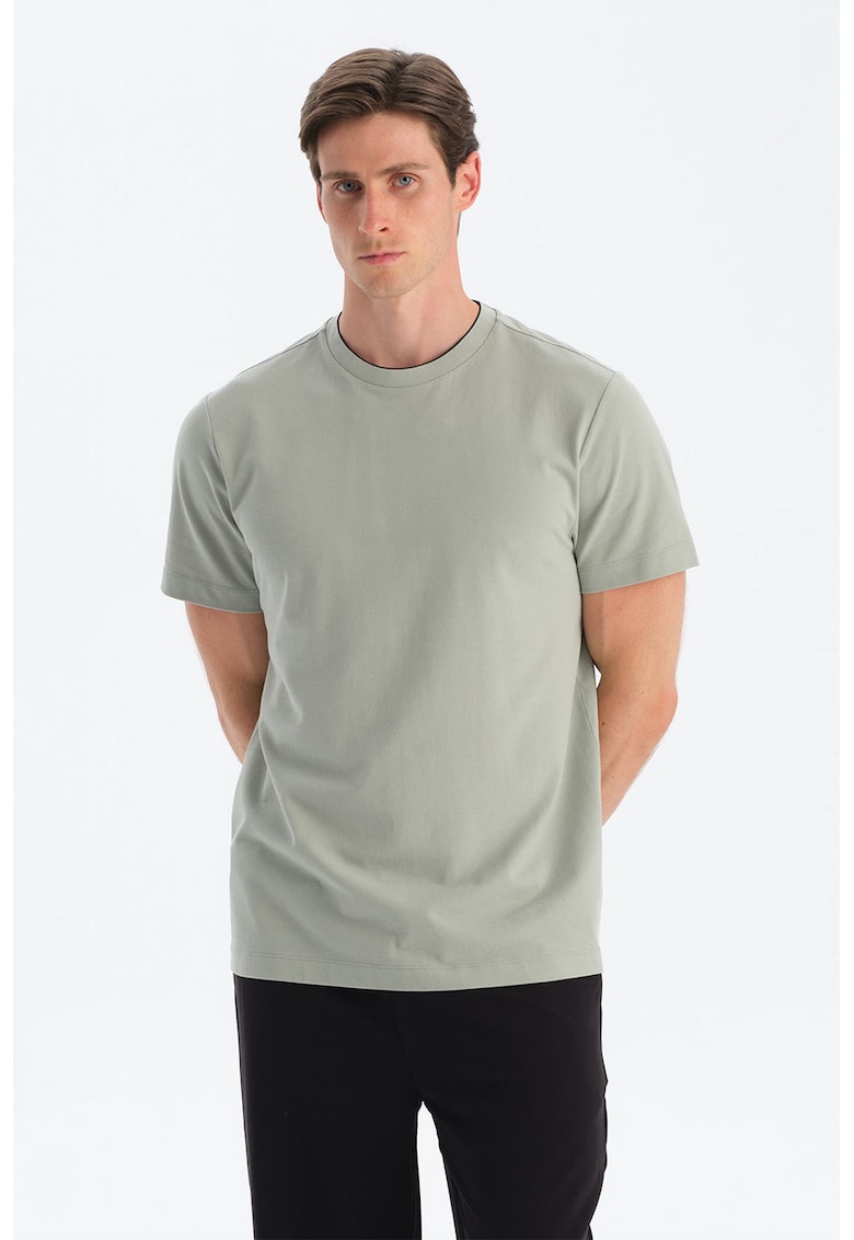 Tricou uni de bumbac