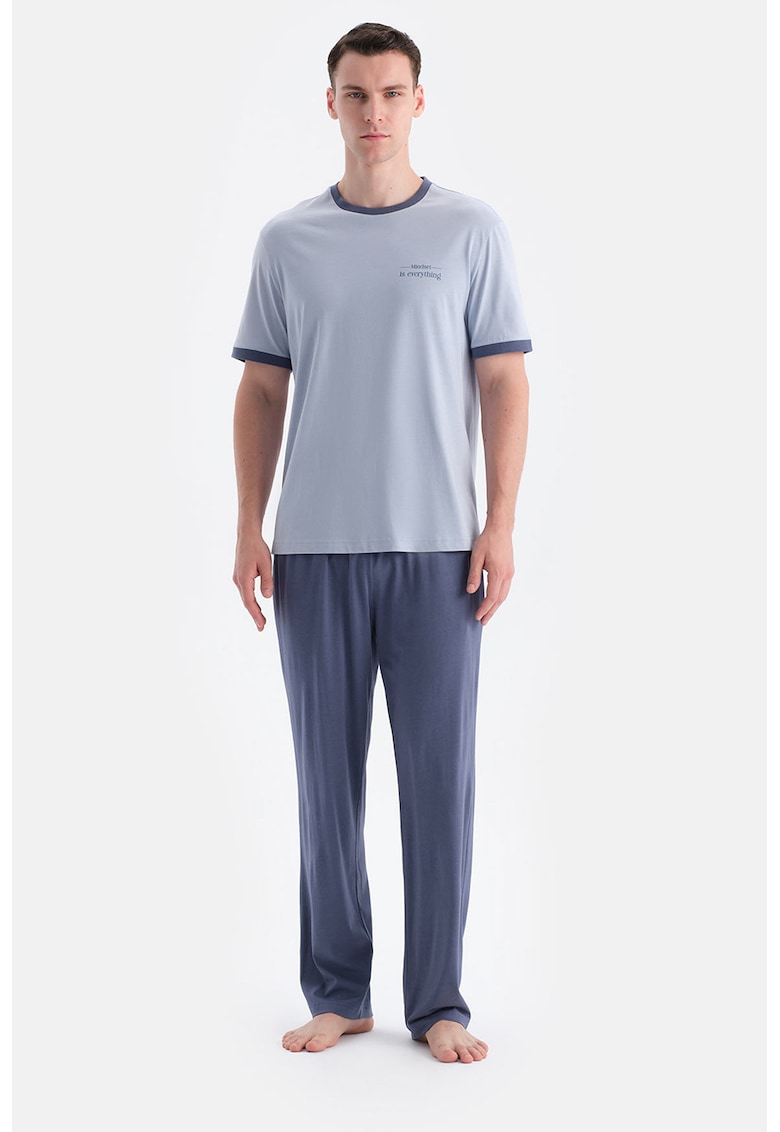 Pijama din bumbac si modal Pijama din bumbac si modal