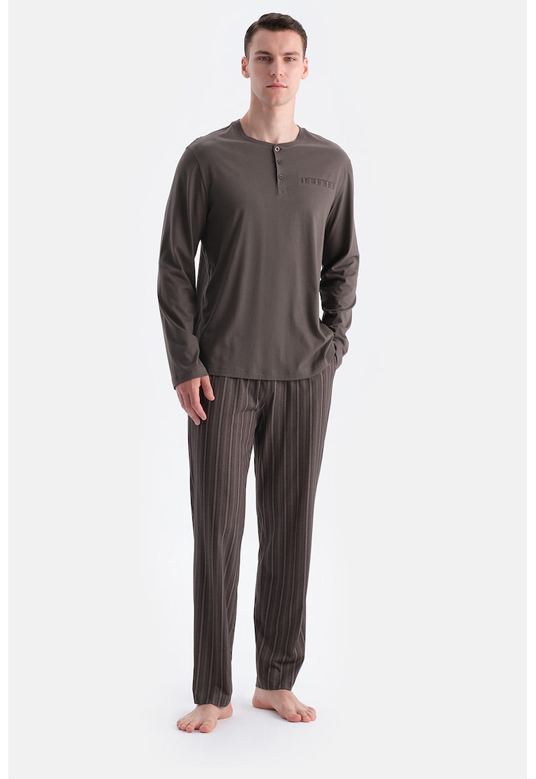 Pijama uni din amestec de bumbac