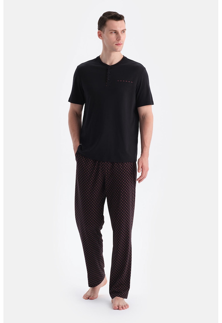 Pijama din amestec de bumbac