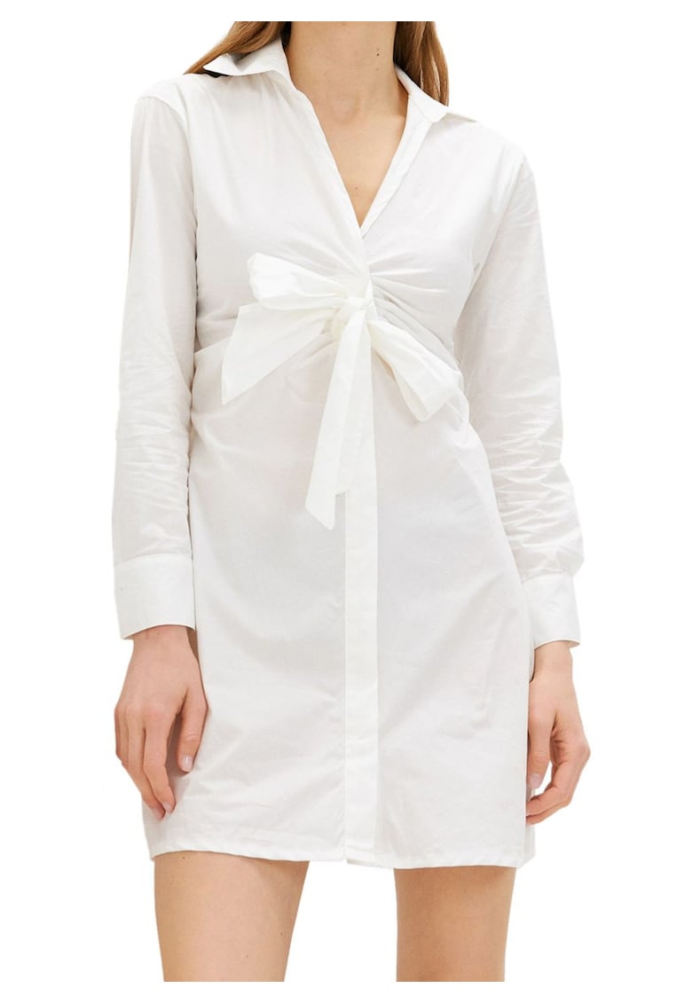 Rochie-camasa cu detaliu cu nod Nortua