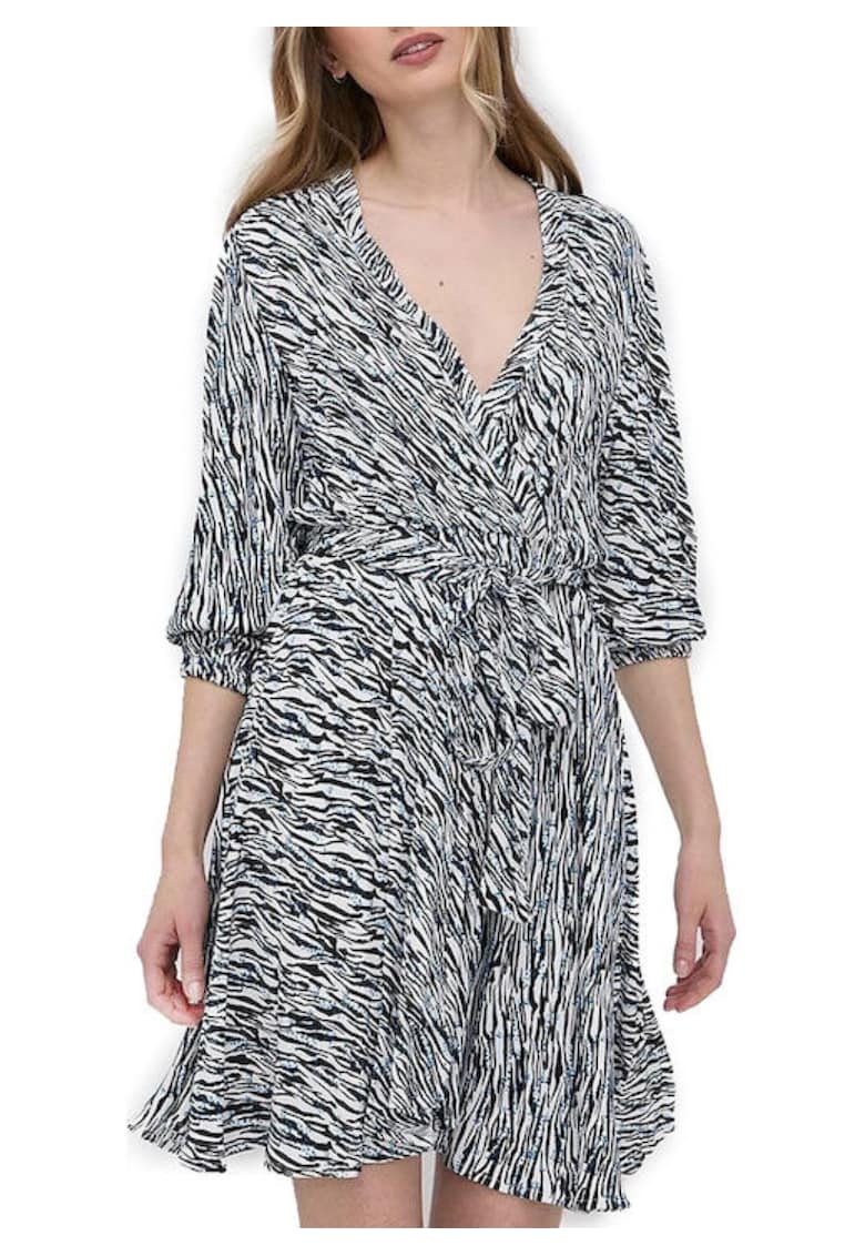 Rochie cu imprimeu cu piele de zebra - Rochie cu imprimeu cu piele de zebra -