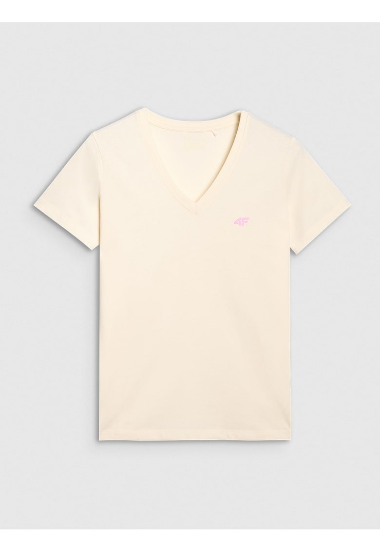 Tricou oversize - ecru - Alb ecru