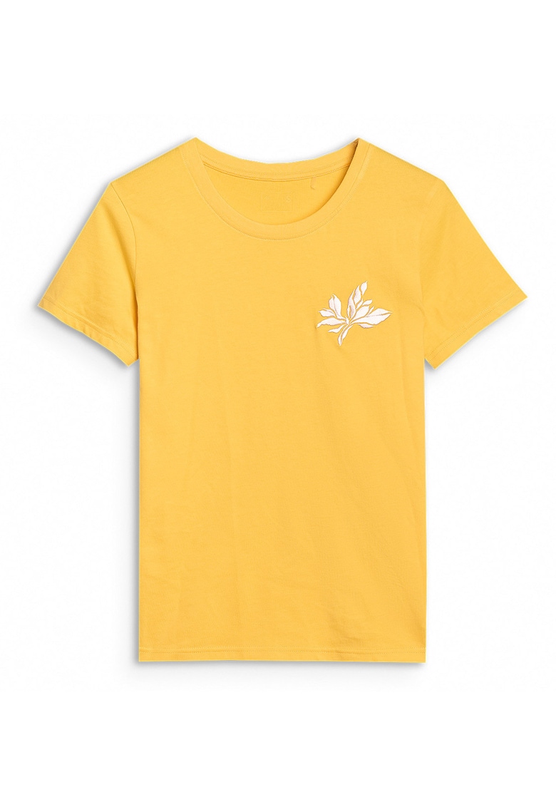 Tricou galben - bumbac 100% - botanic - Galben