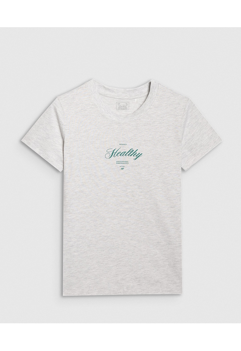 Tricou gri deschis - bumbac