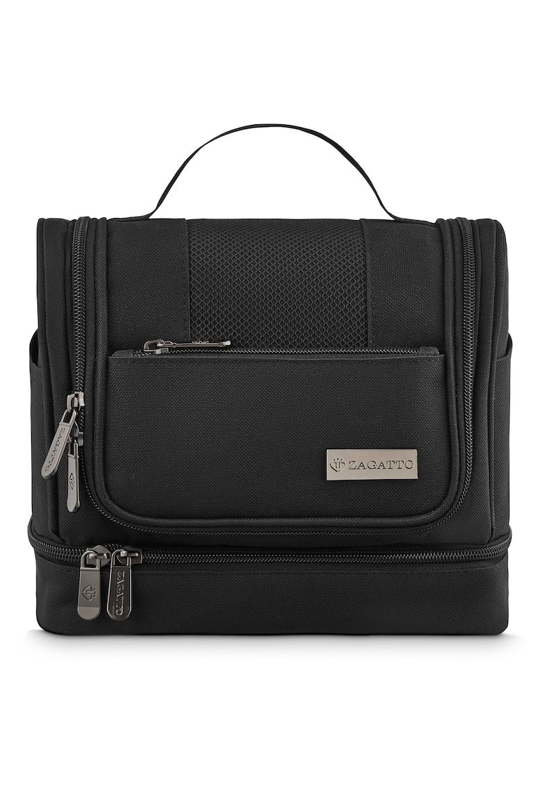 Geanta cosmetica pentru femei - pentru barbati organizator - cufar - de agatat - negru -  ZG728