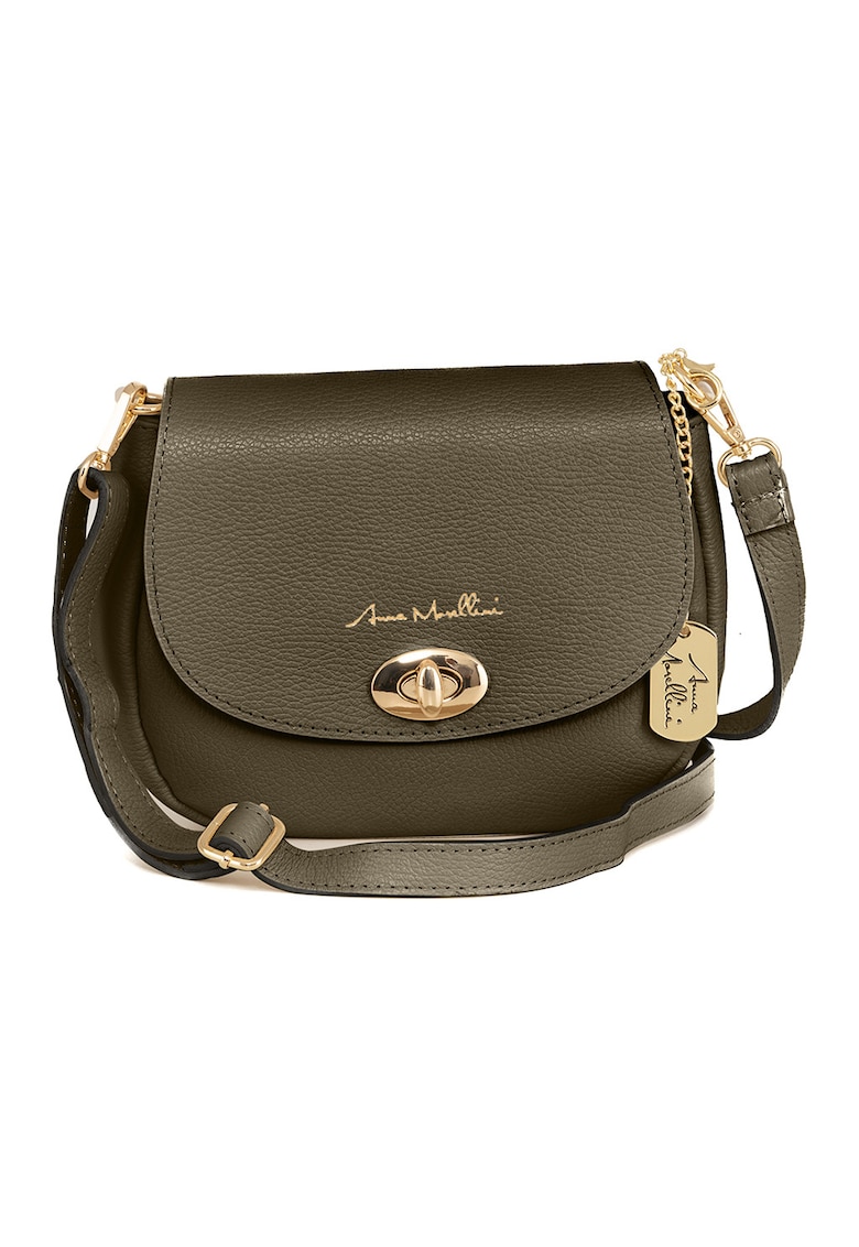Geanta crossbody din piele cu clapa