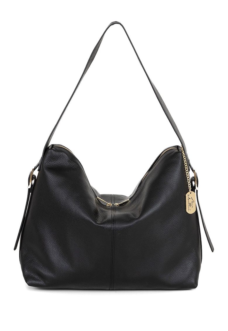 Geanta uni de piele cu bareta de umar